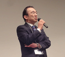 白神先生の開会の挨拶